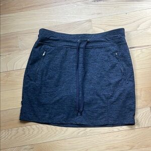 Tangerine Charcoal Gray Mini Skort Casual Athletic